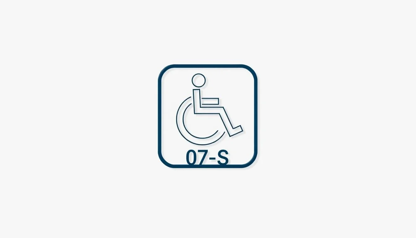 Symbol niepełnosprawności 07-S – co oznacza i komu przysługuje?